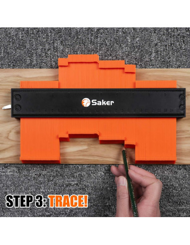 Medidor de Contorno Saker 10 cm y 25 cm Ajustable