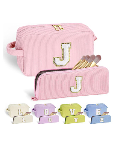 Bolsa de Maquillaje YOOLIFE Rosa Grande con Compartimentos