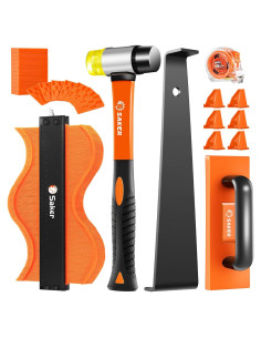 Kit de Instalación de Suelos Saker 65 Piezas 10 cm Contorno
