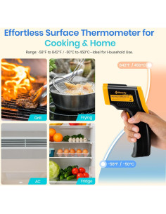 Termómetro Infrarrojo Etekcity Lasergrip 774 -50C a 450C 2