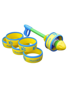 Lanzador de Anillos para Perros HurriK9 + 6 Anillos EVA