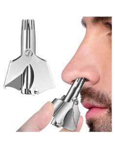 Recortador de Vello Nasal AALFA Acero Inoxidable Sin Batería 2