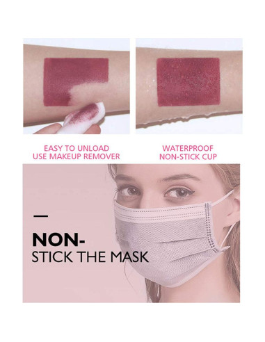 Set de 24 Pintalabios Mate WAQIA Brillo Labial Impermeable