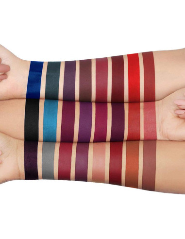 Set de 24 Pintalabios Mate WAQIA Brillo Labial Impermeable