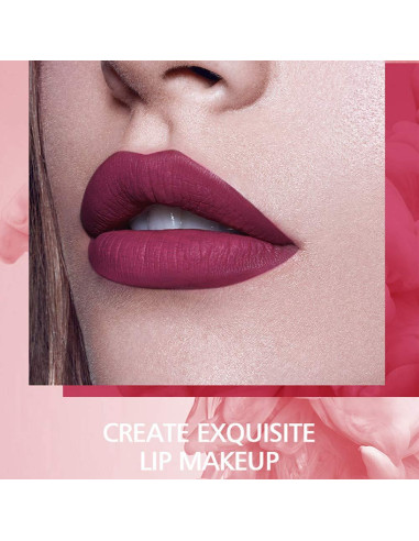 Set de 24 Pintalabios Mate WAQIA Brillo Labial Impermeable