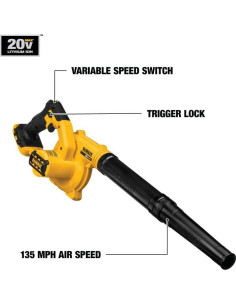 Soplador DEWALT 20V MAX DCE100B 100 CFM Inalámbrico 2