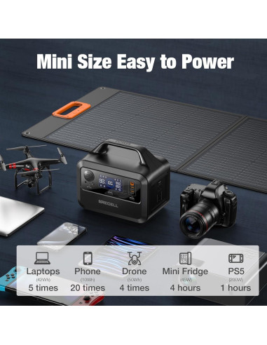 Estación de Energía Portátil GRECELL 300W 230Wh Camping