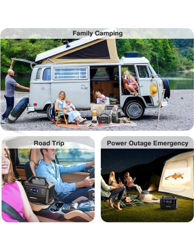 Estación de Energía Portátil GRECELL 300W 230Wh Camping