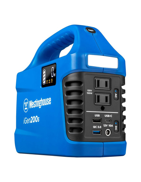 Estación de Energía Portátil Westinghouse iGen200s 194Wh 300W Estación de Energía Portátil Westinghouse iGen200s 194Wh 300W