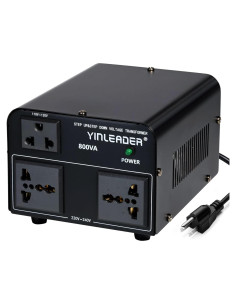 Transformador de Voltaje Yinleader 800W 110V-220V con Protección