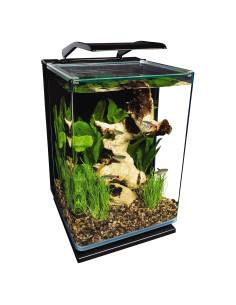 Acuario LED Marineland Portrait 19L con Filtración Oculta