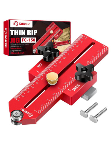 Guía de sierra de mesa Saker FC-150, corte preciso 0,79 mm