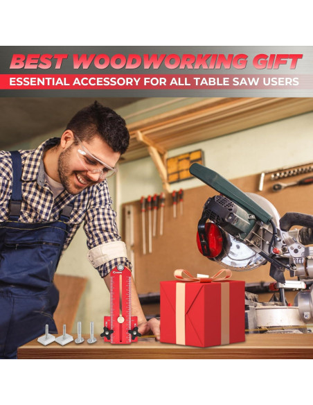 Guía de sierra de mesa Saker FC-150, corte preciso 0,79 mm