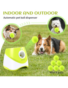 Lanzador Automático de Pelotas para Perros PAKEISI 3 Distancias 2