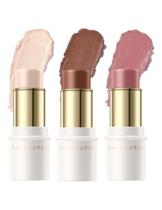 Juego de 3 Stick de Contorno Falocutus - Rubor y Bronceador