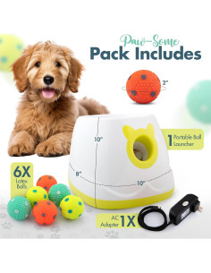 Lanzador Automático de Pelotas Crafts Central - 4 Distancias 2