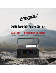 Estación de Energía Portátil Energizer 293W, Linterna, 3.4kg 2