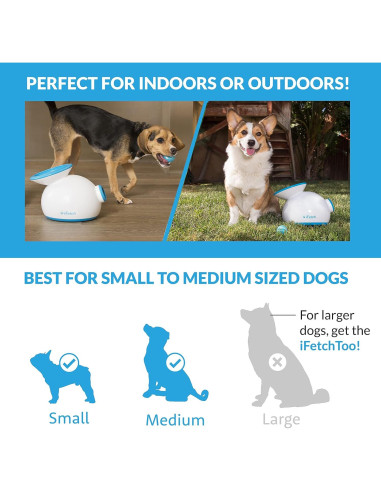 Lanzador Automático de Pelotas iFetch Mini para Perros