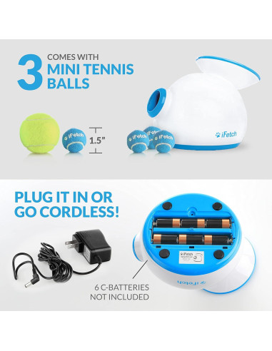 Lanzador Automático de Pelotas iFetch Mini para Perros