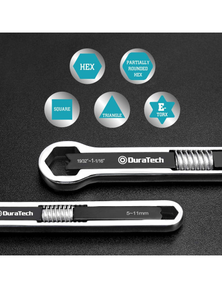 Juego de Llaves Universales DURATECH 2 Piezas 20 y 25 cm