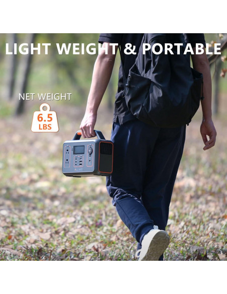Generador Solar Portátil ALLWEI 300W 280Wh para Camping