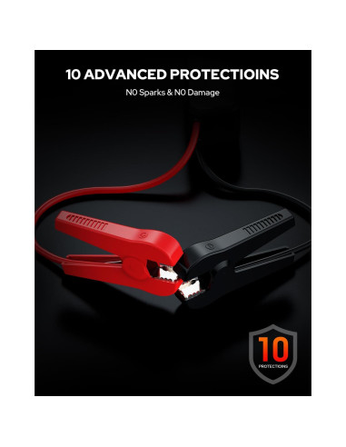 Arrancador de Batería 3000A BOOKOO H9 Portátil 12V