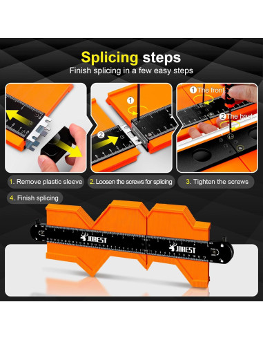 Medidor de Contorno JOREST 15 cm Multiusos para Bricolaje