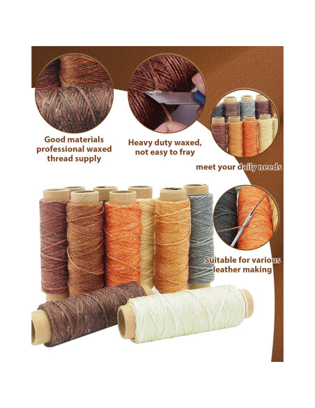 Kit de Herramientas de Cuero PLANTIONAL para Principiantes