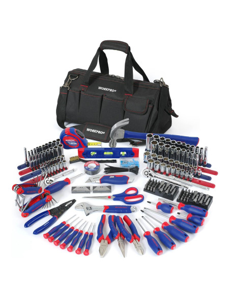 Kit de Herramientas WORKPRO 322 Piezas para el Hogar