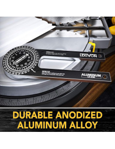 Protractor de inglete LEXIVON LX-230 17,78 cm acero anodizado 2