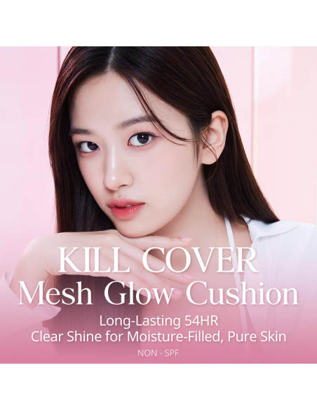 Cojín Maquillaje CLIO Kill Cover Glow 15g x2 Piel Radiante