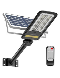 Luz Solar de Inundación Engrepo 15000lm IP67 con Control Remoto