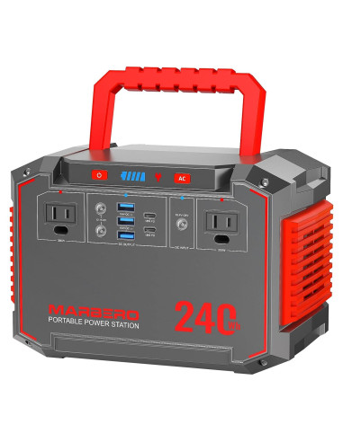 Estación de Energía Portátil MARBERO M638 240Wh 350W Camping