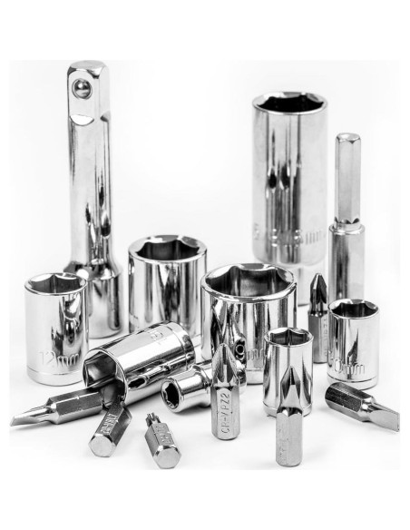 Juego de Herramientas DEKOPRO 228 Piezas con Caja Amarilla