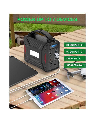 Estación de Energía Portátil Difeisi P240 240Wh 110V