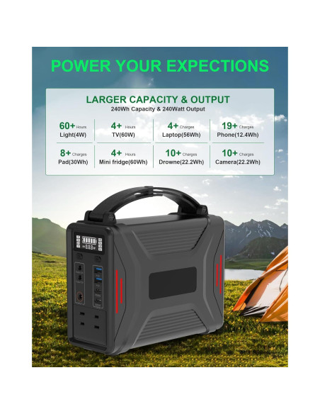 Estación de Energía Portátil Difeisi P240 240Wh 110V