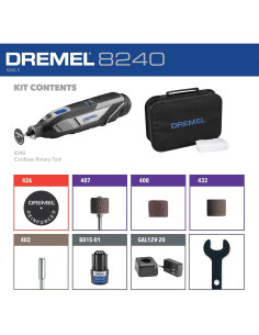 Dremel 8240 Kit Herramienta Rotativa 12V Inalámbrica 2