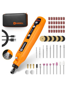 Herramienta Rotativa Inalámbrica HARDELL 3.7V 69 Accesorios