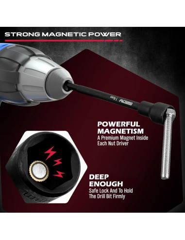 Juego de Puntas de Impacto SEDY 31 Piezas Métricas y SAE