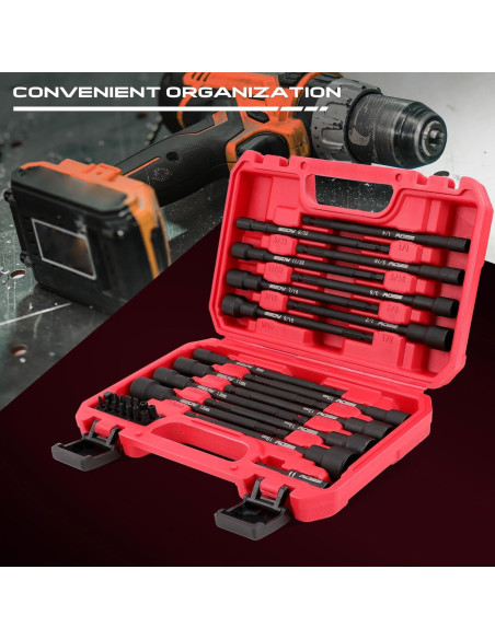 Juego de Puntas de Impacto SEDY 31 Piezas Métricas y SAE