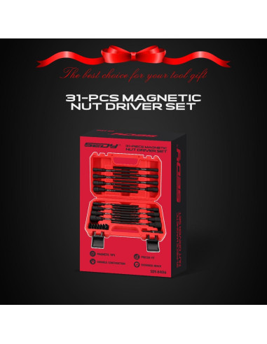 Juego de Puntas de Impacto SEDY 31 Piezas Métricas y SAE