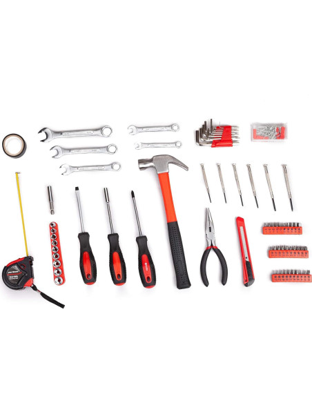 Juego de Herramientas 148 Piezas CARTMAN para Hogar y Auto