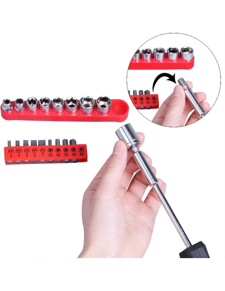 Juego de Herramientas 148 Piezas CARTMAN para Hogar y Auto