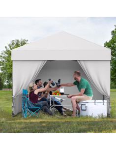 Carpa Pop Up GarveeTech 3x3m con 4 Paredes y Ventanas 2