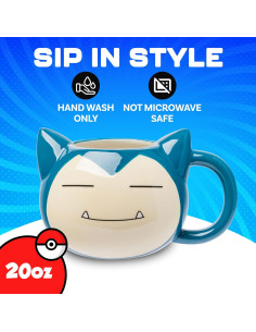 Taza Cerámica 3D Pokemon Snorlax 567ml Silver Buffalo 2