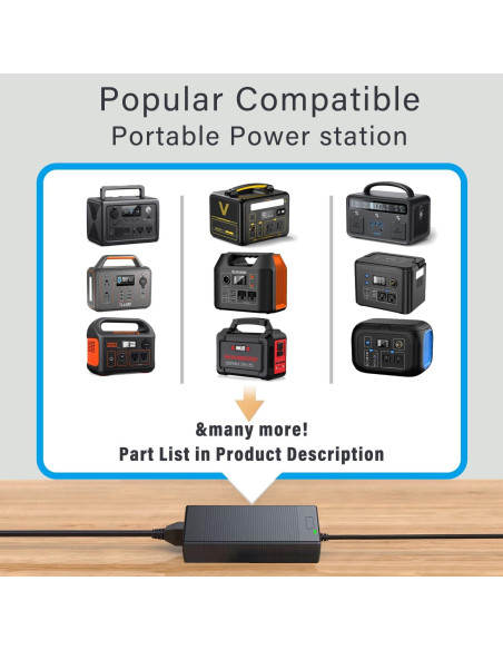 Cargador Universal 90W para Estaciones de Energía Portátil