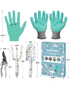 Juego de Herramientas de Jardín WORKPRO 4 Piezas Aluminio 2