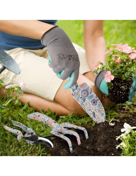 Juego de Herramientas de Jardín WORKPRO 4 Piezas Aluminio Juego de Herramientas de Jardín WORKPRO 4 Piezas Aluminio