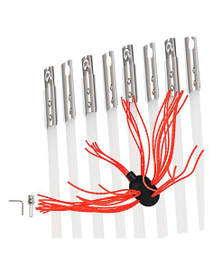 Kit de Limpieza de Chimeneas VEVOR 8 Varillas 7,92 m