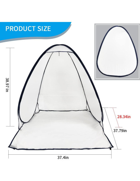 Cabina de Pintura Portátil PLANTIONAL 0.94x0.97x1.01m